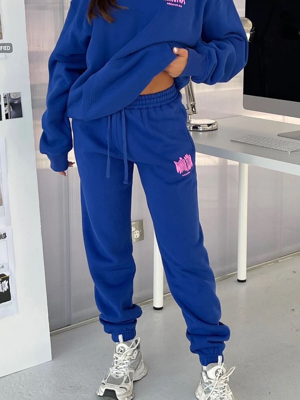White Fox Archive 6.0 Sweatpants Malibu Blue XXS NWOT